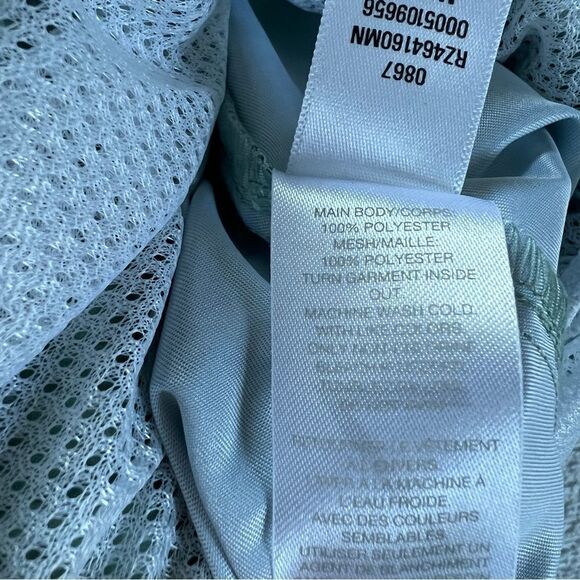 Z by Zella Rip Tide Patterned Swim Trunks Green Lilypad Montara Print Medium - Picture 6 of 6